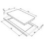 Smeg 77cm 4 Zone Induction Hob with Bevelled Edge