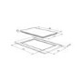 Smeg SI3950B Touch Control Angled Edge Glass 90cm Induction Hob