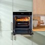 Hotpoint Class 4 Air Fry Electric Single Oven with Active Steam - Black