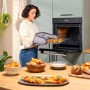 Hotpoint Class 4 Air Fry Electric Single Oven with Active Steam - Black