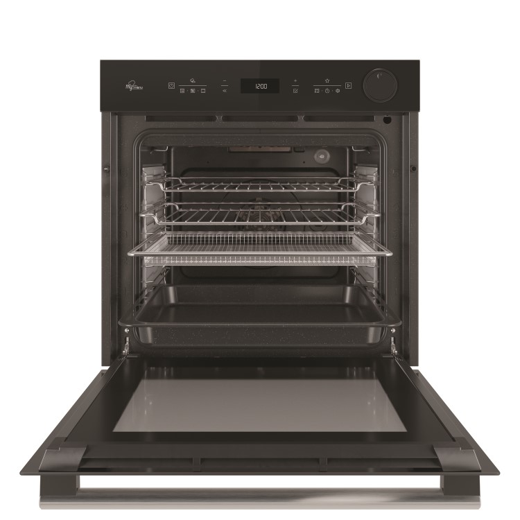 Refurbished Hotpoint Class 4 SI4S854CBL 60cm Single Built In Electric Oven with Active Steam Black