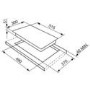 Smeg 30cm 2 Zone Domino Induction Hob with Bevelled Edge