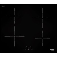 GRADE A1 - Smeg SI5641B Cucina 60cm Straight Edge Glass Induction Hob With Touch Controls