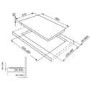 GRADE A1 - Smeg SI5641B Cucina 60cm Straight Edge Glass Induction Hob With Touch Controls
