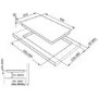 Smeg SI5643B 60cm 4 Zone Angled Edge Glass Induction Hob With Touch Controls