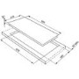 GRADE A1 - Smeg SI5952B 90cm 5 Zone Angled Edge Glass Induction Hob with Touch Controls