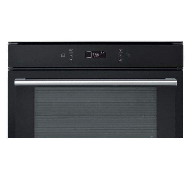 Refurbished Hotpoint SI6871SPBL 60cm Single Built In Electric Oven Black
