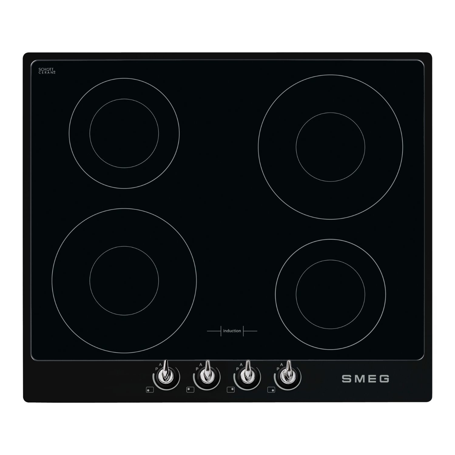 Smeg Victoria 60Cm 4 Zone Induction Hob  SI964NM
