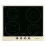 Smeg Victoria 60cm 4 Zone Induction Hob - Cream
