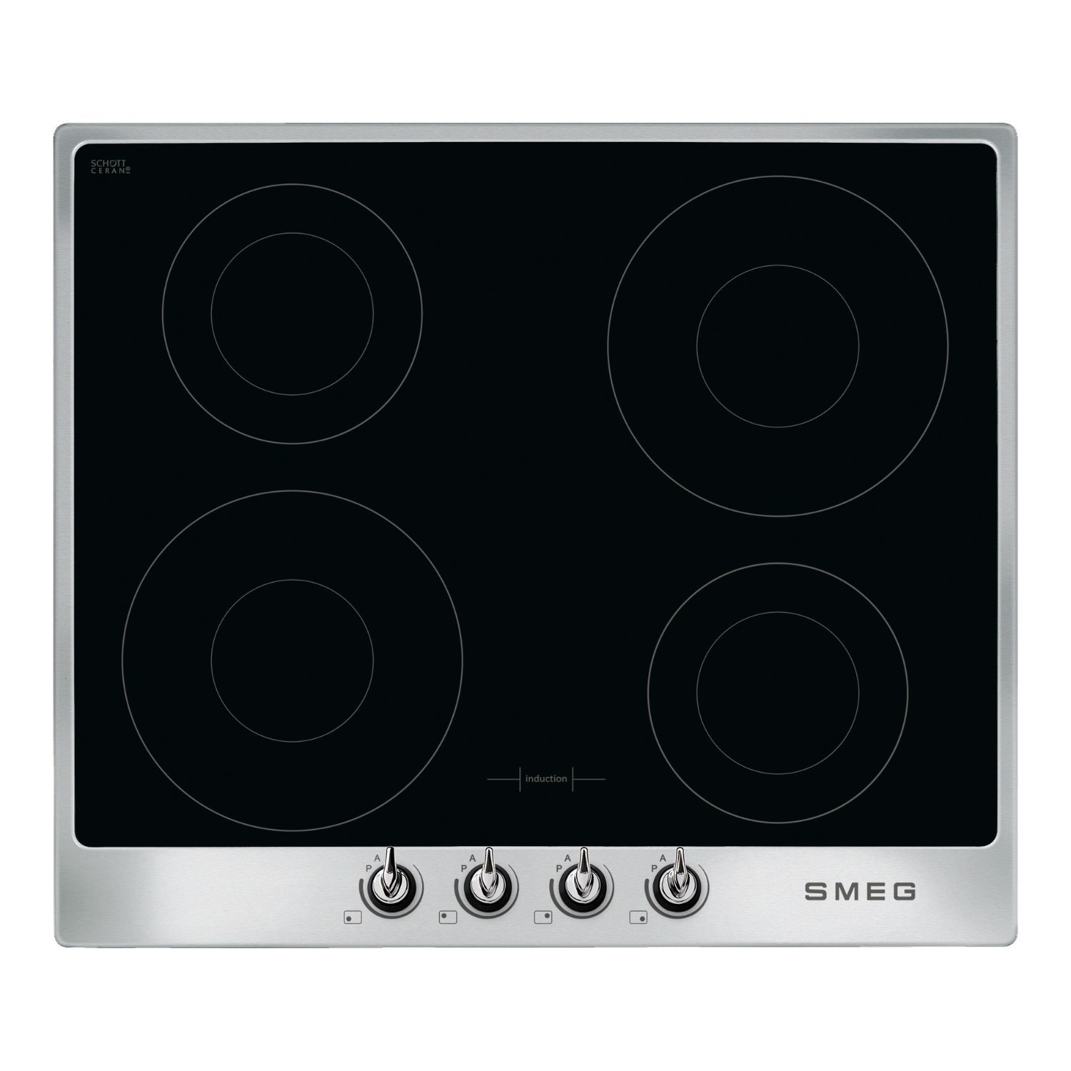 Smeg Victoria 60Cm 4 Zone Induction Hob  SI964XM