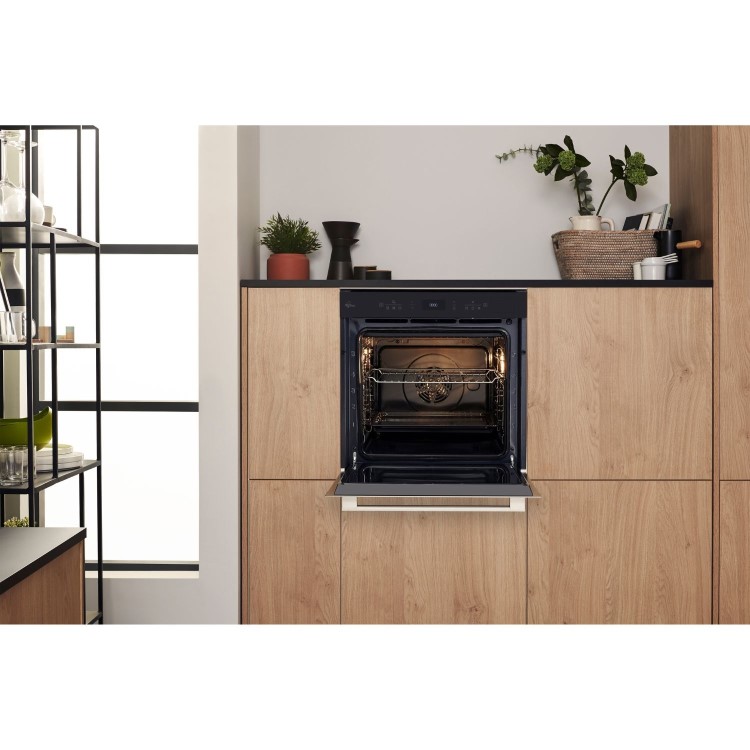 Hotpoint Class 9 MultiFlow ActiveSteam Electric Single Oven - Inox