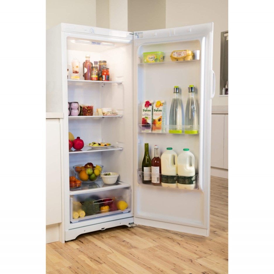 Indesit SIAA10 1.5m Tall Freestanding Fridge in White Appliances Direct