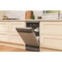 GRADE A2 - Hotpoint SIAL11010G 10 Place Slimline Freestanding Dishwasher Graphite