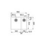 Franke Sirius Undermount Tectonite Composite Sink - Carbon Black