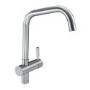 Smeg Brushed Steel Single Lever Mixer Kitchen Tap - Siena