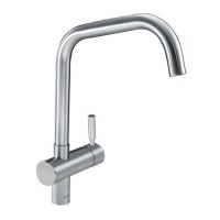 Smeg Brushed Steel Single Lever Mixer Kitchen Tap - Siena Smeg Brushed Steel Single Lever Mixer Kitchen Tap - Siena