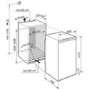 Liebherr 129 Litre In-column Integrated Freezer
