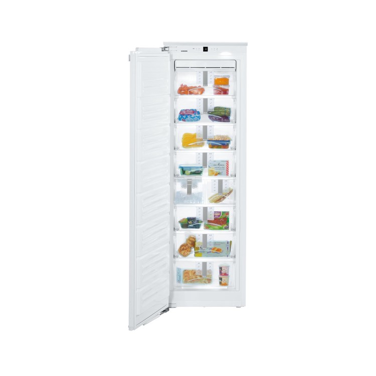 Liebherr SIGN3576 56cm Wide Tall Frost Free Integrated Upright In-Column Freezer - White