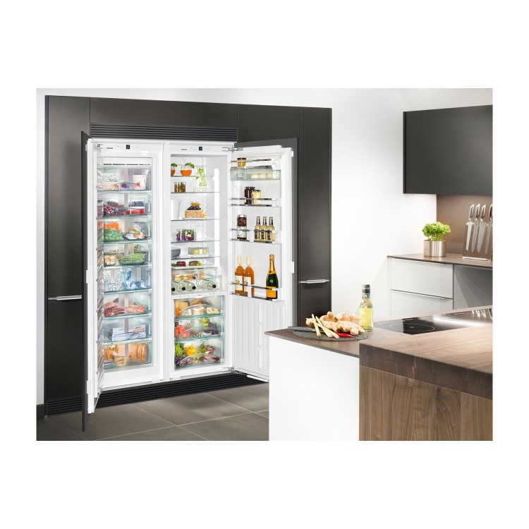 Liebherr SIGN3576 56cm Wide Tall Frost Free Integrated Upright In-Column Freezer - White