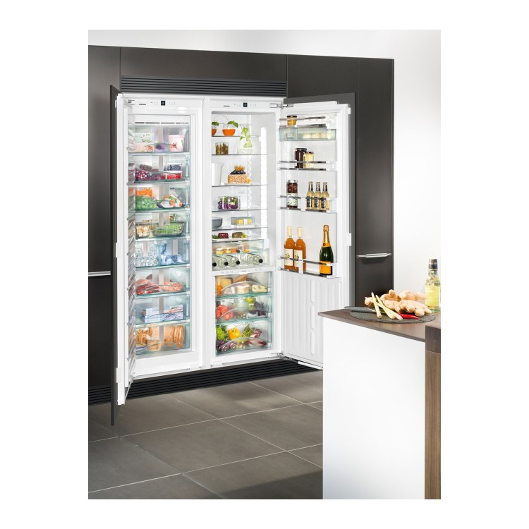 Liebherr SIGN3576 56cm Wide Tall Frost Free Integrated Upright In-Column Freezer - White