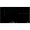 Smeg SIH5935B Slim 90cm 3 Zone Angled Edge Glass Induction Hob With Touch Controls Black