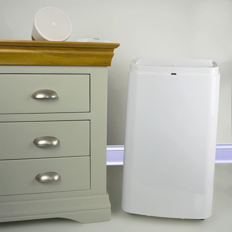 GRADE A2 - electriQ 12000 BTU Quiet Portable Air Conditioner - for rooms up to 30sqm