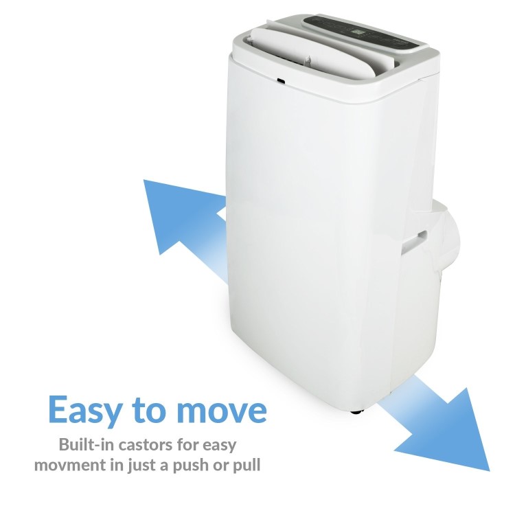 GRADE A2 - electriQ 16000 BTU Quiet Portable Air Conditioner - for large rooms up to 42 sqm