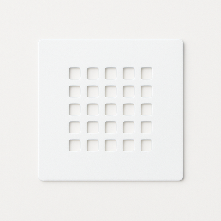 1700x800mm Rectangular Shower Tray with Grate - White Stone Resin Slate Effect - Sileti