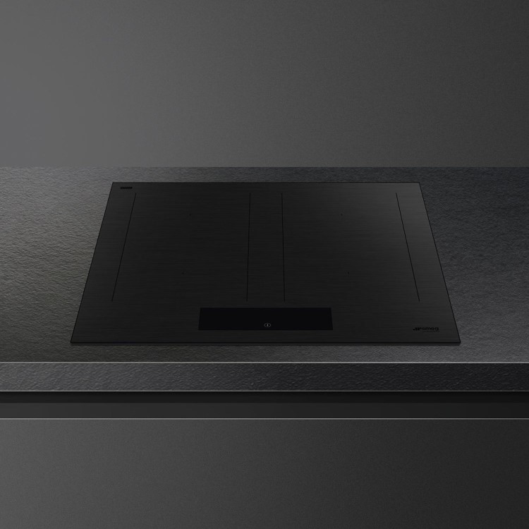 Smeg 60cm 5 Zone Induction Auto-Vent 2.0 Hob - Matt Black