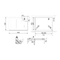 Smeg 80cm 6 Zone Induction Auto-Vent 2.0 Hob - Matt Black
