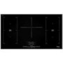 GRADE A1 - As new but box opened - Smeg SIM592B 90cm Multizone Angled Edge Glass Induction Hob with Touch Controls