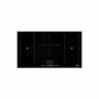 GRADE A1 - As new but box opened - Smeg SIM592B 90cm Multizone Angled Edge Glass Induction Hob with Touch Controls