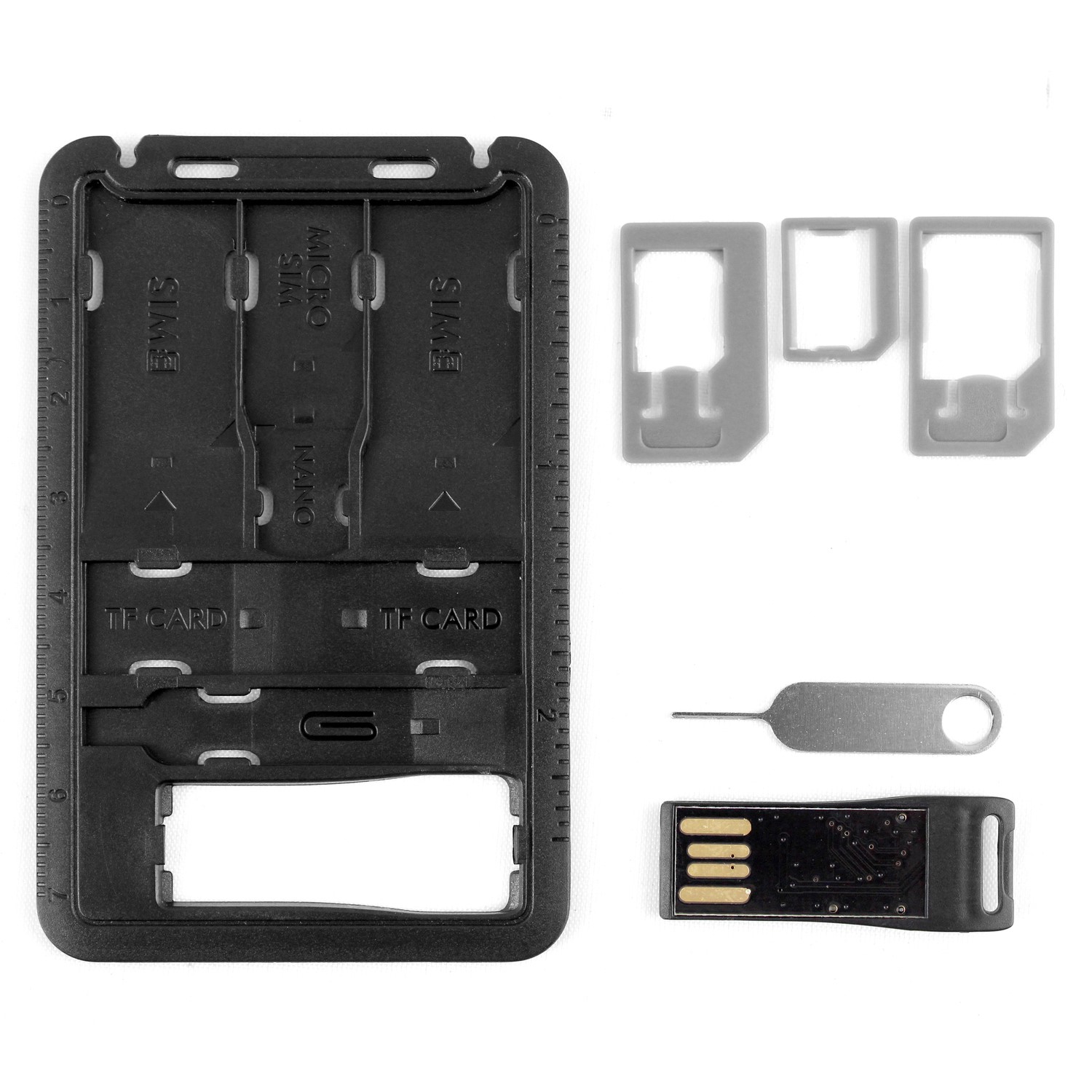 iQ Multi SIM Card Holder & Smartphone Multi Tool - Nano/Micro/Standard