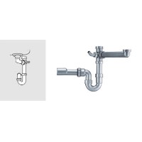 Franke Siphon I Plumbing Kit For Single Bowl Sinks