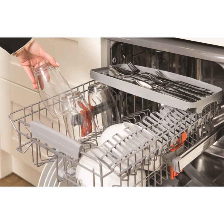 Hotpoint SIUF22111G Freestanding SLimline Dishwasher Graphite