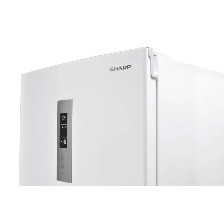Sharp SJ-B2330E1W Freestanding Tall No Frost Fridge Freezer - White