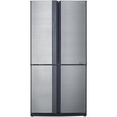 Refurbished Sharp SJ-EX820FSL Freestanding 605 Litre American Fridge Freezer