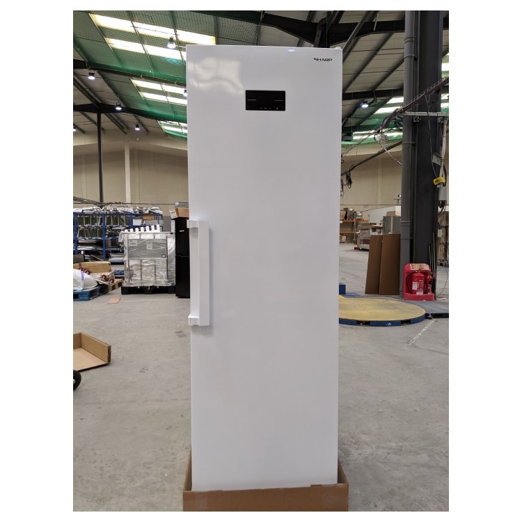 Refurbished Sharp SJ-LC31CHXWF Freestanding 280 Litre Tall Fridge White