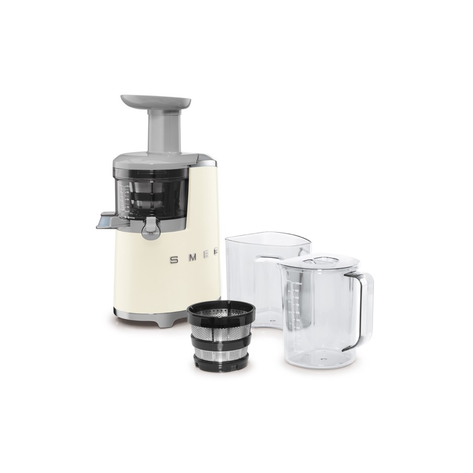 Smeg SJF01CRUK Retro Style Slow Juicer Cream Appliances Direct