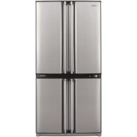 GRADE A1 - As new but box opened - Sharp SJF740STSL 4 Door Freestanding Fridge Freezer