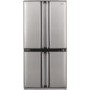 GRADE A1 - Sharp SJF740STSL 4 Door Freestanding Fridge Freezer