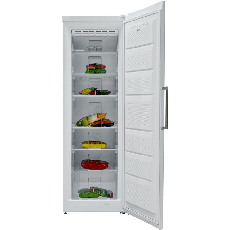 Sharp SJFE251W 60cm Wide Frost Free Freestanding Upright Freezer - White