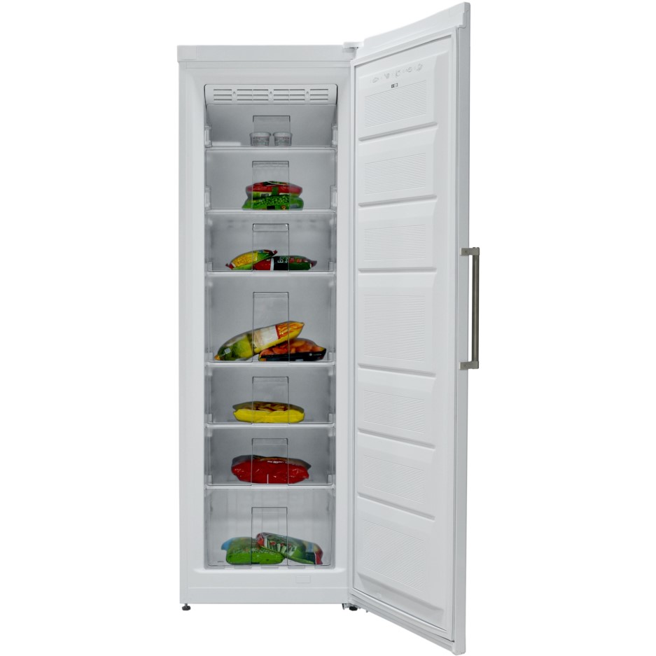 Sharp SJFE251W 60cm Wide Frost Free Freestanding Upright Freezer