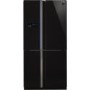 Sharp SJFS810VBK 600L Four Door Frost Free Freestanding Fridge Freezer Black