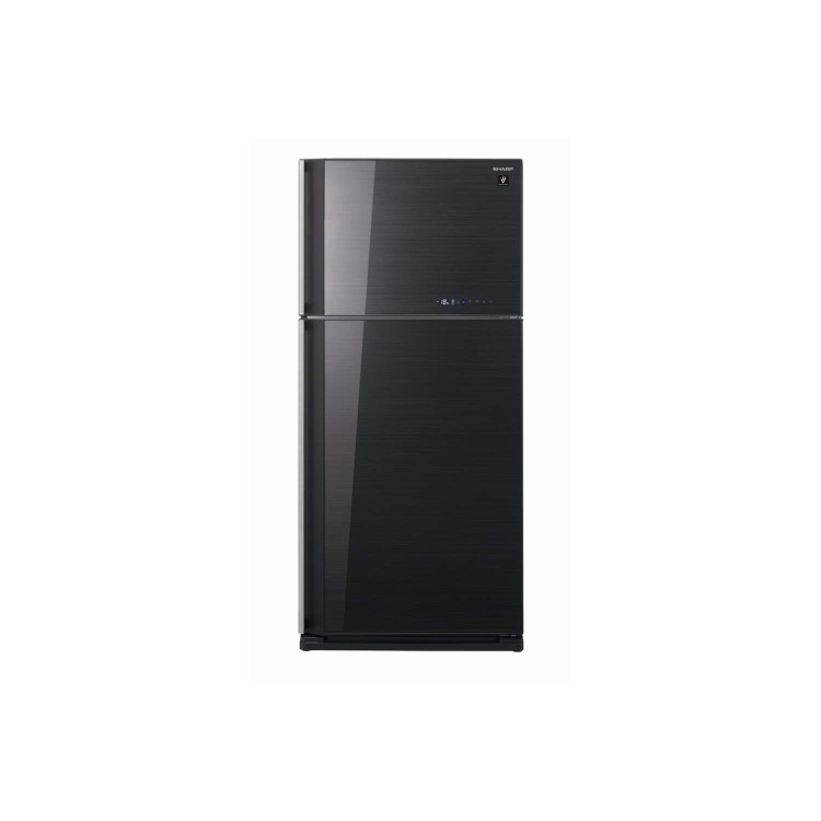 Sharp SJGC680VBK 541L 175x80cm Frost Free Top Mount Freestanding Fridge Freezer - Black