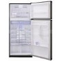 Sharp SJGC680VBK 541L 175x80cm Frost Free Top Mount Freestanding Fridge Freezer - Black