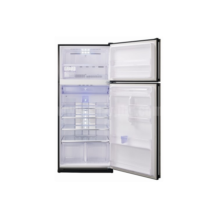 Sharp SJGC680VBK 541L 175x80cm Frost Free Top Mount Freestanding Fridge Freezer - Black