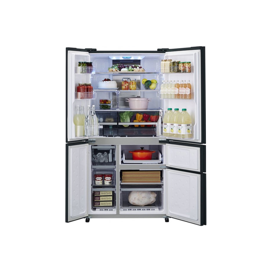 Sharp SJSX830FBK 652 Litre American Style Fridge Freezer A++ Energy