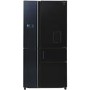 Sharp SJWX830FBK 652 Litre American Style Fridge Freezer Water Dispenser A++ Energy Rating 5 Door 91cm Wide - Black