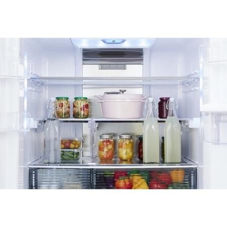 Sharp SJWX830FBK 652 Litre American Style Fridge Freezer Water Dispenser A++ Energy Rating 5 Door 91cm Wide - Black